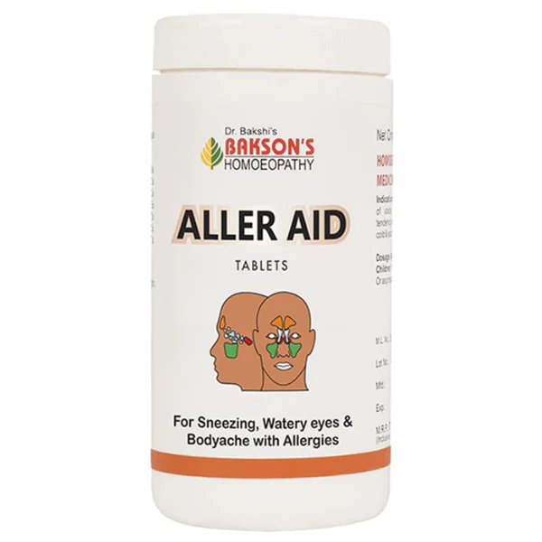 BAKSON'S HOMEOPATHY ALLER AID TABLETS - Image 2