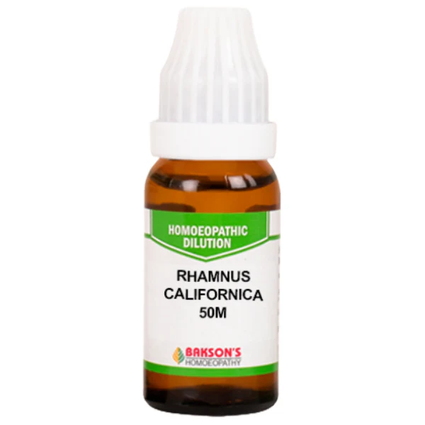 BAKSON'S HOMEOPATHY RHAMNUS CALIFORNICA DILUTION 50M - PACK OF 2 (10 ML EACH)