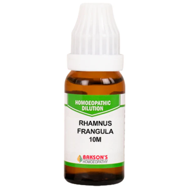 BAKSON'S HOMEOPATHY RHAMNUS FRANGULA DILUTION 10M - PACK OF 2 (10 ML EACH)