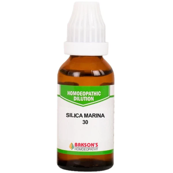 BAKSON'S HOMEOPATHY SILICA MARINA DILUTION 30 - PACK OF 4 (30 ML EACH)