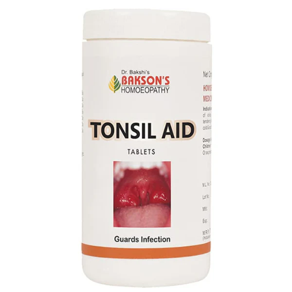 BAKSON'S HOMEOPATHY TONSIL AID TABLETS - Image 2
