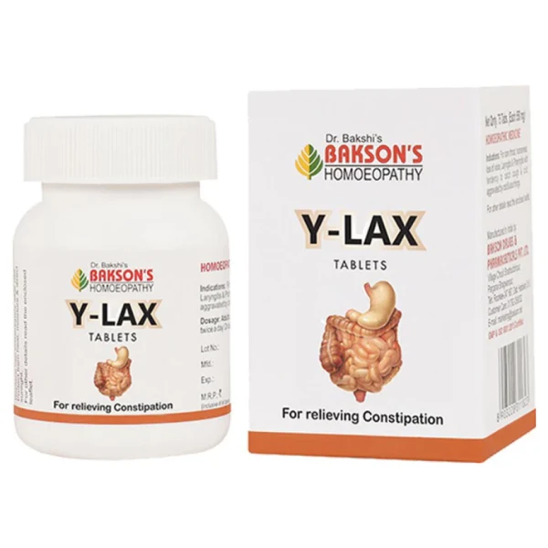 BAKSON'S HOMEOPATHY Y LAX TABLETS - Image 2