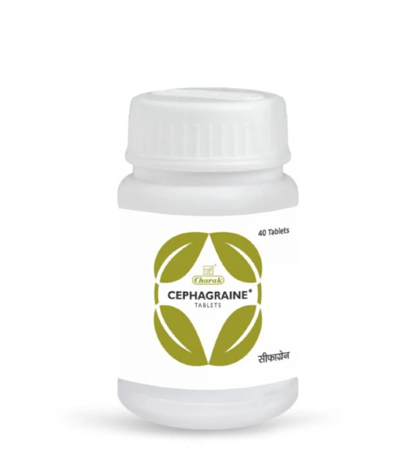 Charak Cephagrain Tablets - Pack of 3 (40 Tabs each)