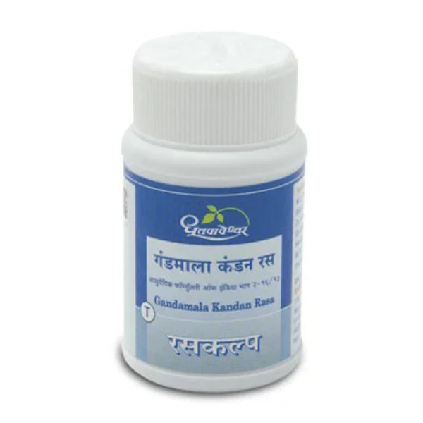 DHOOTAPAPESHWAR GANDAMALA KANDAN RASA (60 TABLETS EACH)