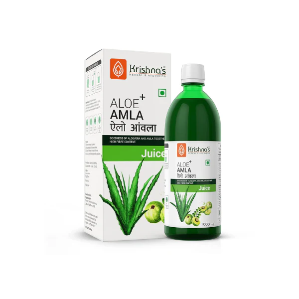 KRISHNA'S ALOE AMLA JUICE - PACK OF 2 (EACH 1000 ML) - Image 2
