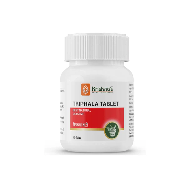 KRISHNA'S TRIPHALA VATI - PACK OF 5 (40 TABS EACH)