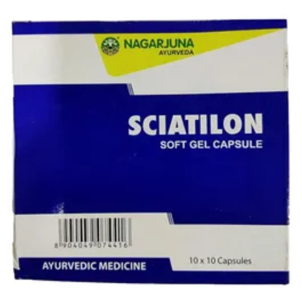 NAGARJUNA SCIATILON SOFT GEL CAPSULE (100 CAPSULES)