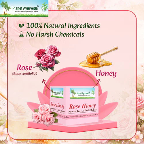 ROSE HONEY NATURAL FACE & BODY BUTTER - Image 3