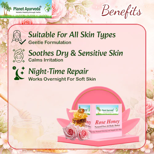 ROSE HONEY NATURAL FACE & BODY BUTTER - Image 4