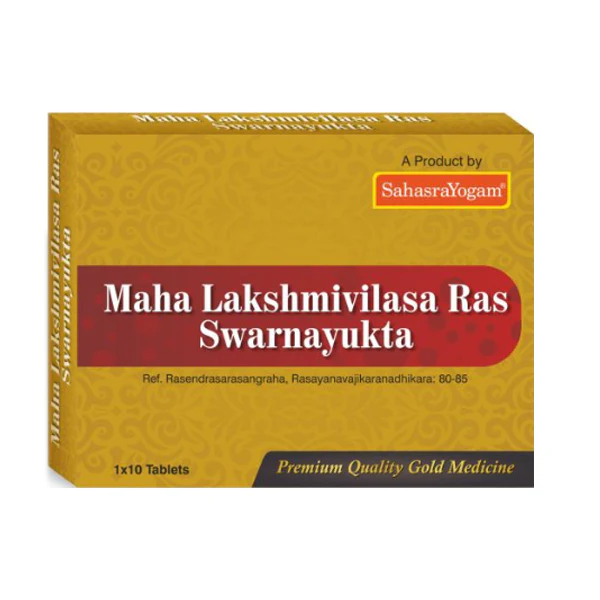 SAHASRAYOGAM MAHALAKSHMIVILAS RAS SWARNA YUKTA (10 TABLETS)