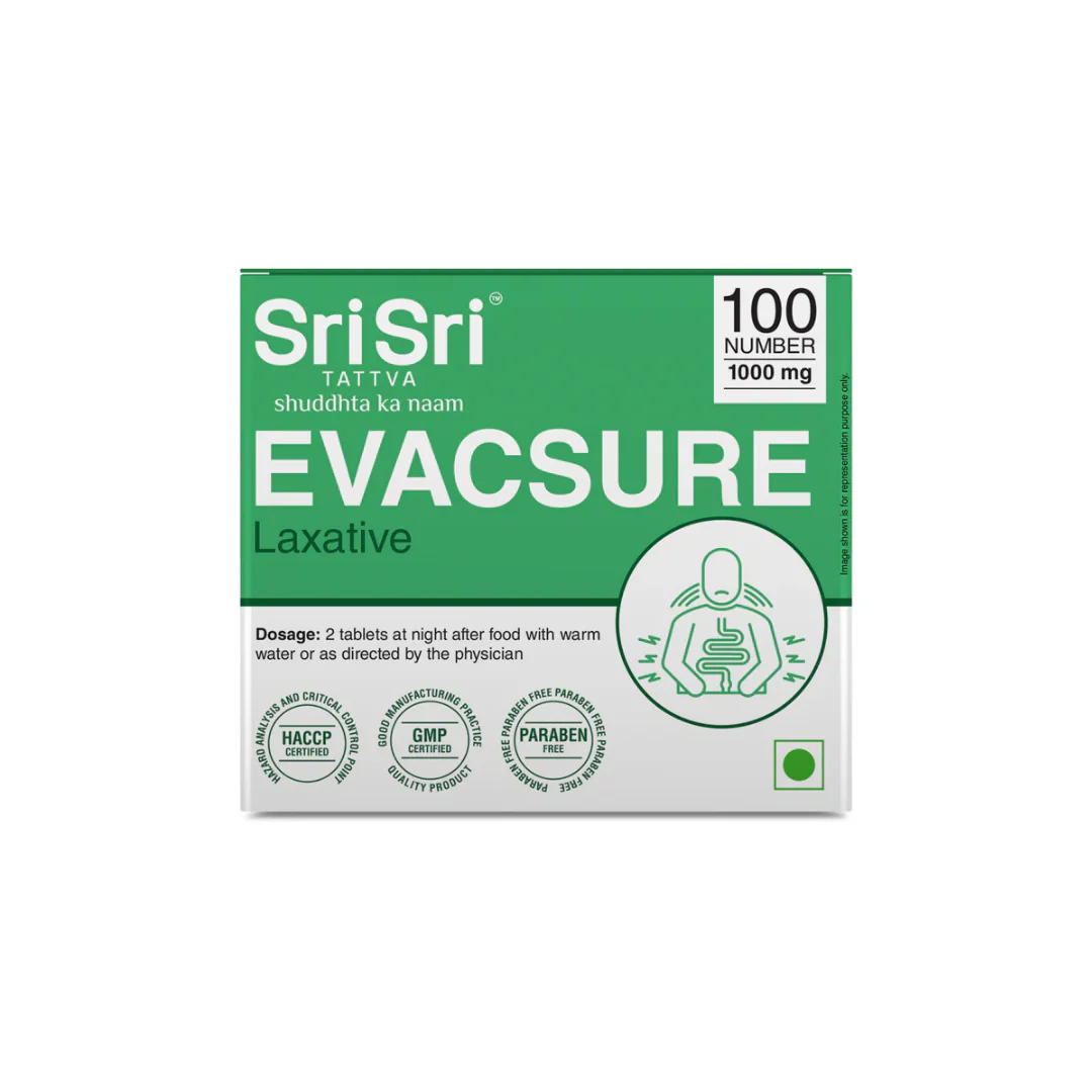 SRI SRI TATTVA EVACSURE LAXATIVE (100 TABLETS) - Image 2