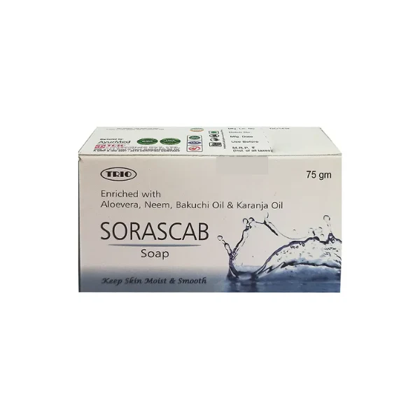 Trio Sorascab Soap (75 GM)-Pack of 7