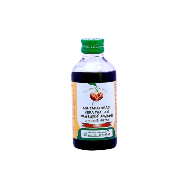VAIDYARATNAM ASHTAPATHRADI KERA THAILAM - PACK OF 3 (200ML EACH)