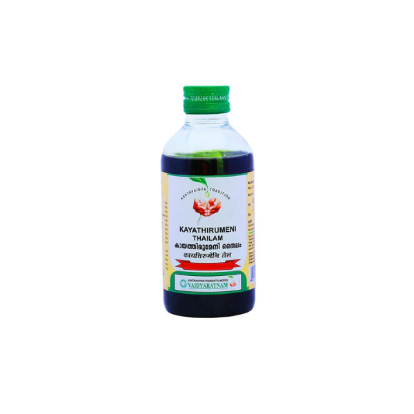 VAIDYARATNAM KAYATHIRUMENI THAILAM - pack of 3 (200ML each)